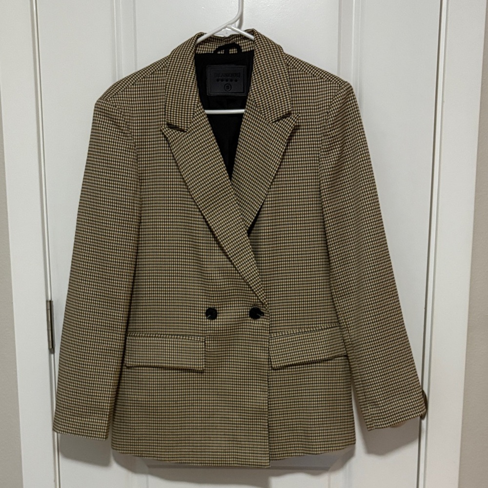 Blank NYC Checkered Blazer